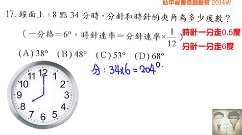 時針從3走到8是旋轉了幾度